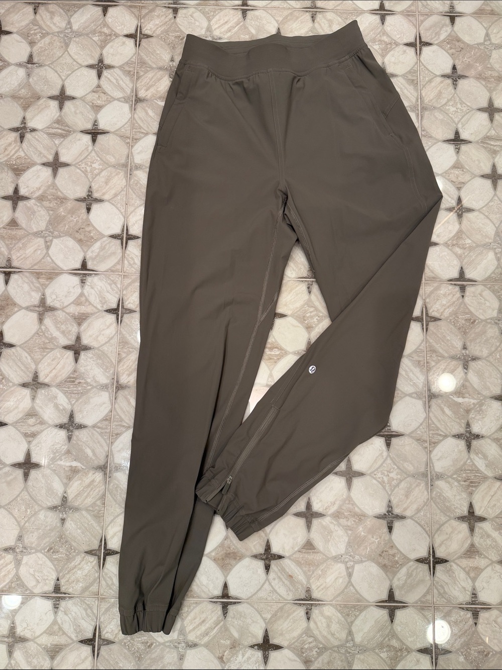 lululemon athletica Olive Green Track Joggers